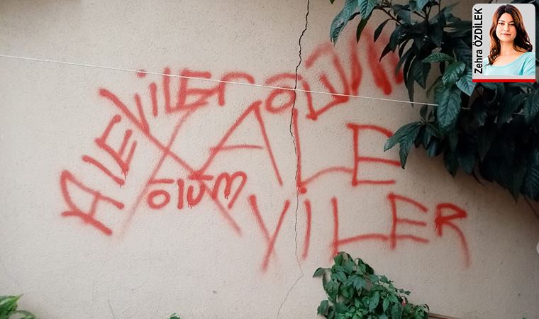 Pendik’te Alevilerin oturduğu apartmana ölüm’ yazıldı