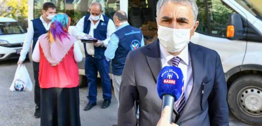 BÜYÜKŞEHİR İYİ GÜNDE DE KÖTÜ GÜNDE DE İHTİYAÇ SAHİBİ AİLELERİN YANINDA