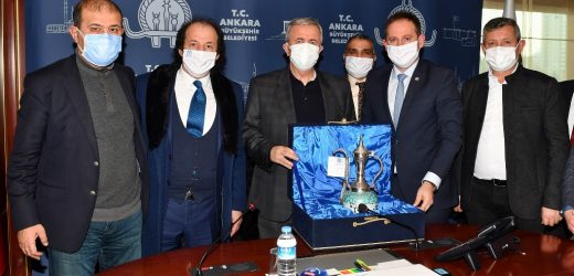 ANKARALI BERBERLERDEN MANSUR YAVAŞ’A TEŞEKKÜR ZİYARETİ