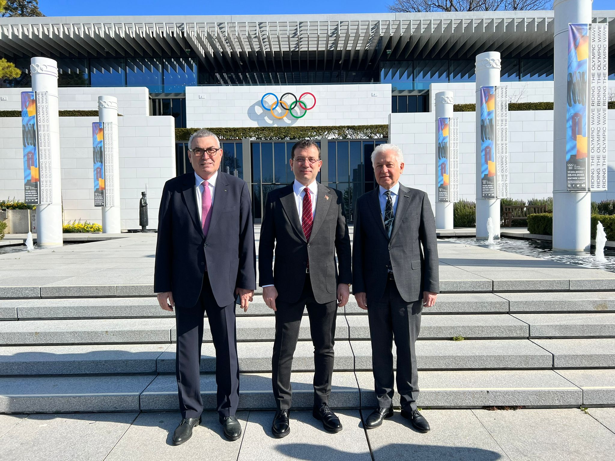 İmamoğlu Lozan’da IOC Başkanı’yla görüştü