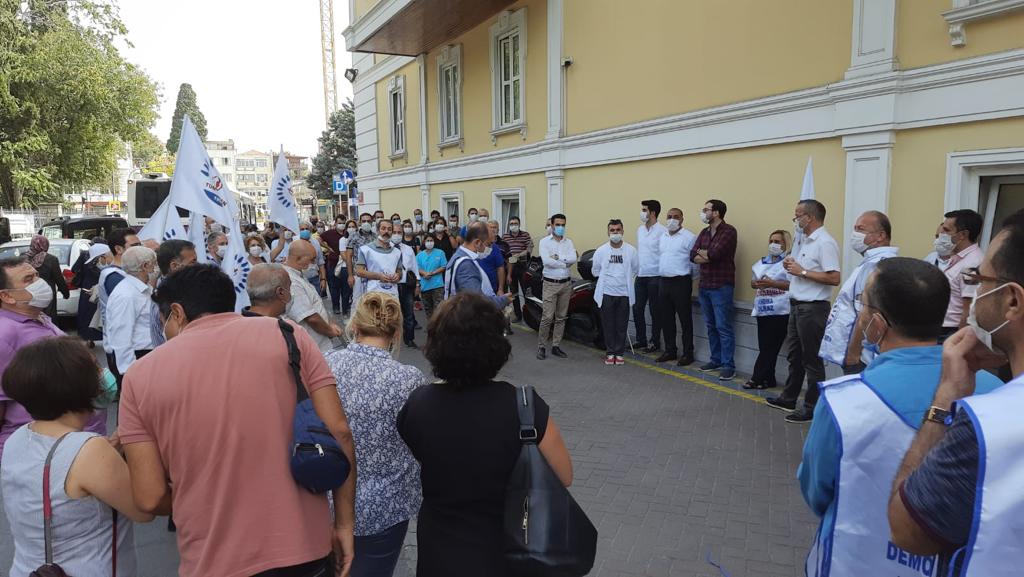 Bakırköy Belediyesi Memurlarından Fakslı Eylem