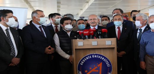 CHP GENEL BAŞKANI KILIÇDAROĞLU BAŞKAN BÖCEK’İ HASTANEDE ZİYARET ETTİ
