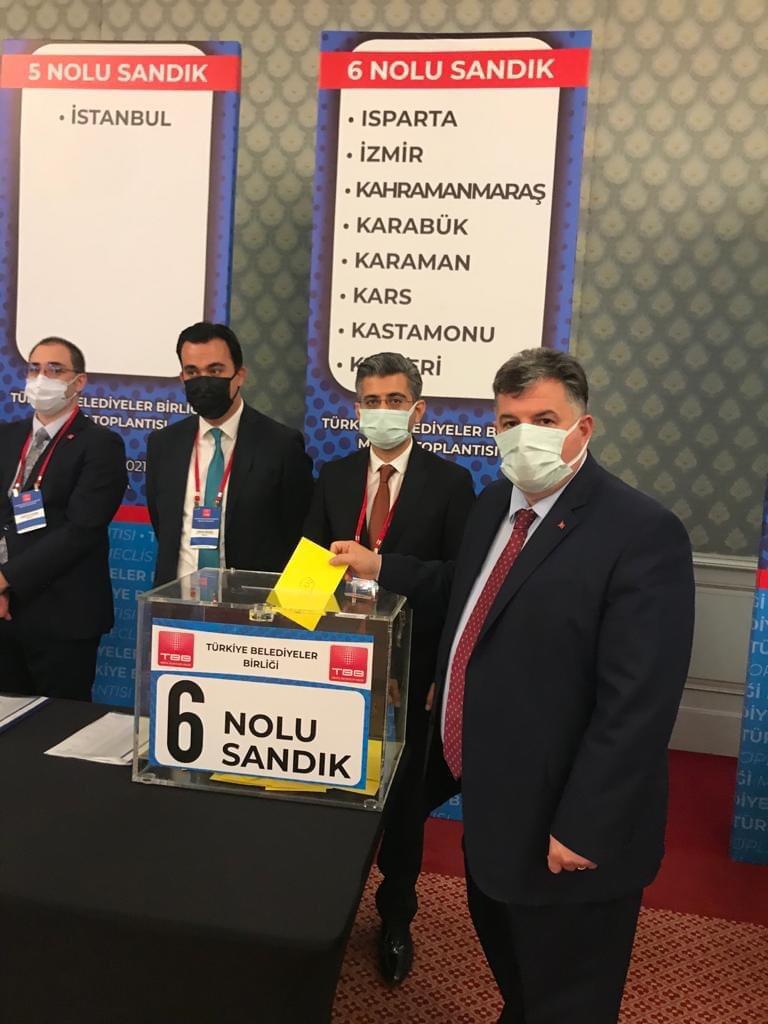 BAŞKAN DOĞRUER TÜRKİYE BELEDİYELER BİRLİĞİ YÖNETİMİNE TEKRAR SEÇİLDİ