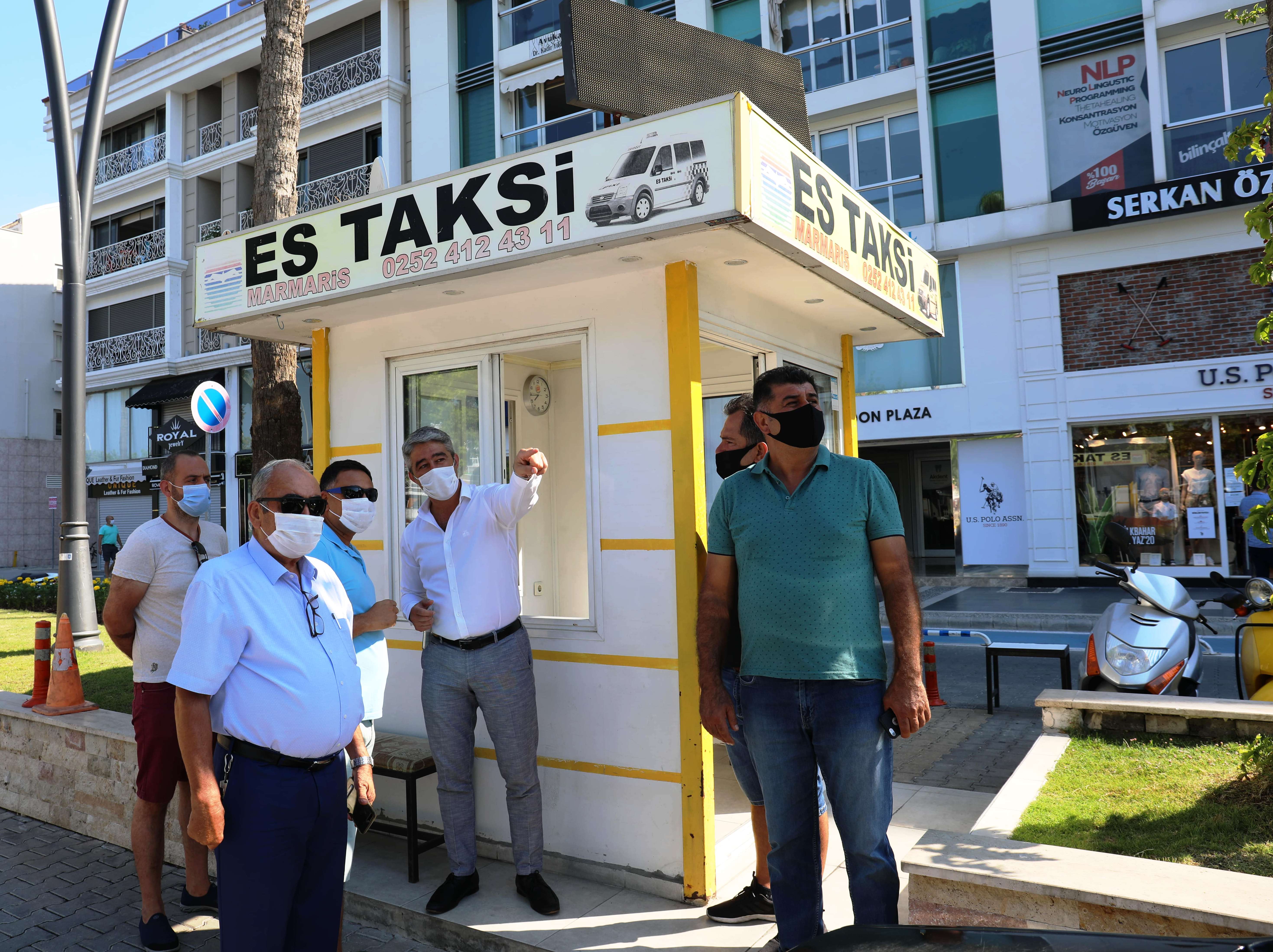 BAŞKAN OKTAY’DAN, TAKSİCİLERE MASKE UYARISI