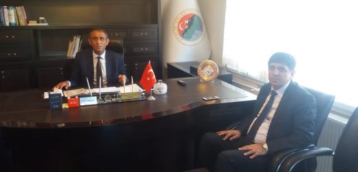 Rektör Alma’dan, Başkan Güzelkaya’ya Hayırlı Olsun Ziyareti