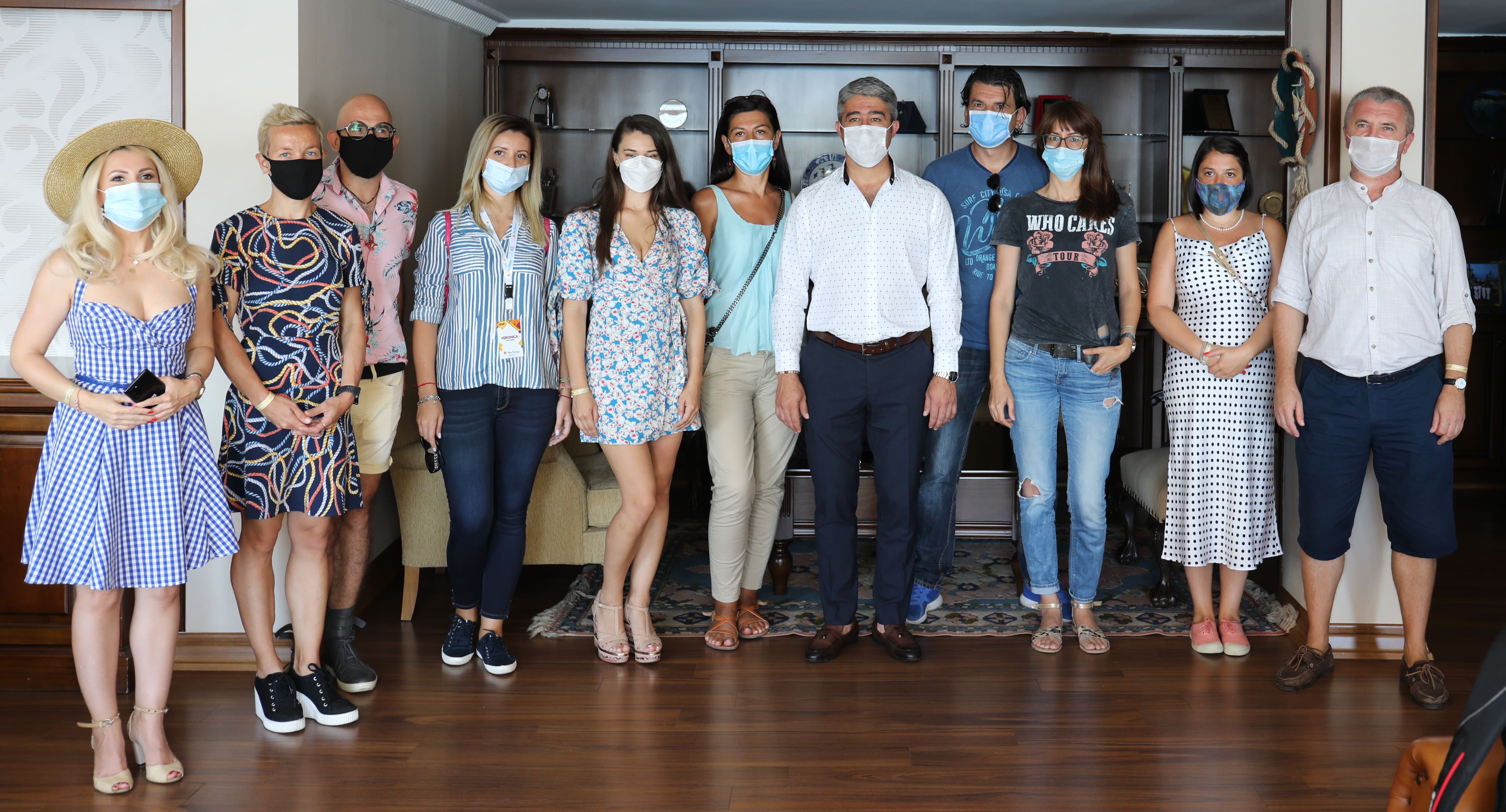 OKTAY ROMANYALI GAZETECİLERİ AĞIRLADI