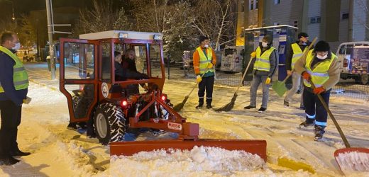 KARLA BİRLİKTE KARLA MÜCADELE EKİPLERİNE İKRAMİYE YAĞDI