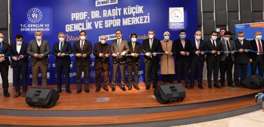 GENÇLİK VE SPOR BAKANI MEHMET KASAPOĞLU TEMELİNİ ATTIĞI PROF. DR. RAŞİT KÜÇÜK GENÇLİK VE SPOR MERKEZİ’NİN AÇILIŞINI YAPTI