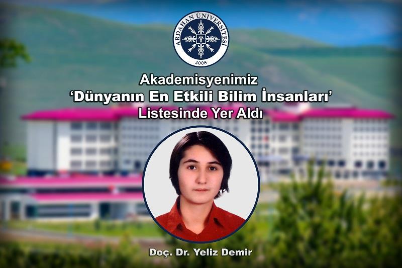 Akademisyenimiz ‘Dünyanın En Etkili Bilim İnsanları’ Listesinde Yer Aldı