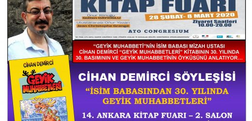 “Geyik Muhabbetleri” 30. yılında 30. basımıyla geri döndü!