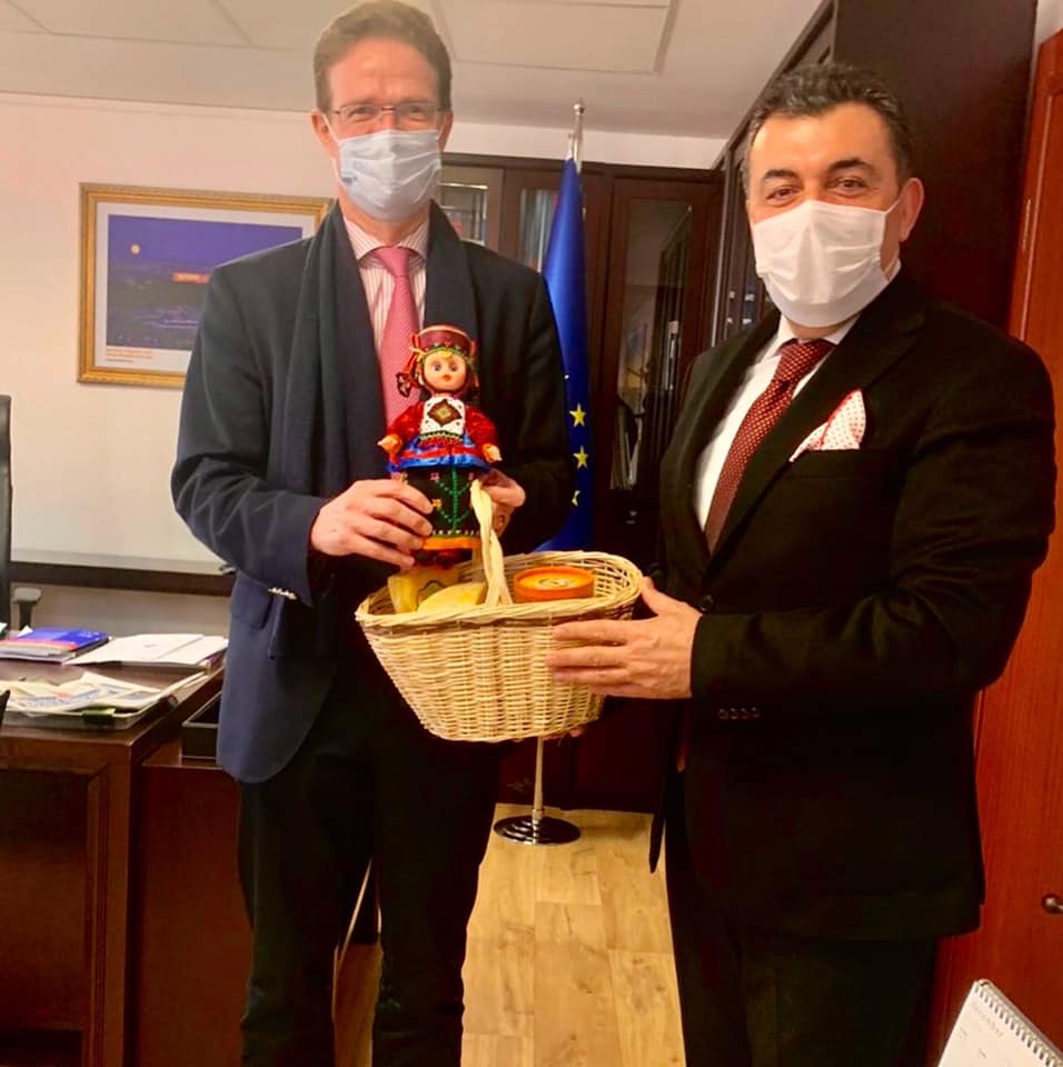 ARDAHAN BELEDİYE BAŞKANI FARUK DEMİR, AB TÜRKİYE DELEGASYONU YENİ BAŞKANI BÜYÜKELÇİ LANDRUT’U ZİYARET ETTİ