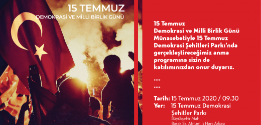 15 TEMMUZ ŞEHİTLERİ BEYLİKDÜZÜ’NDE ANILACAK