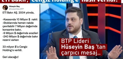 ETİ Bakır Cengiz Holding’e nasıl verildi?