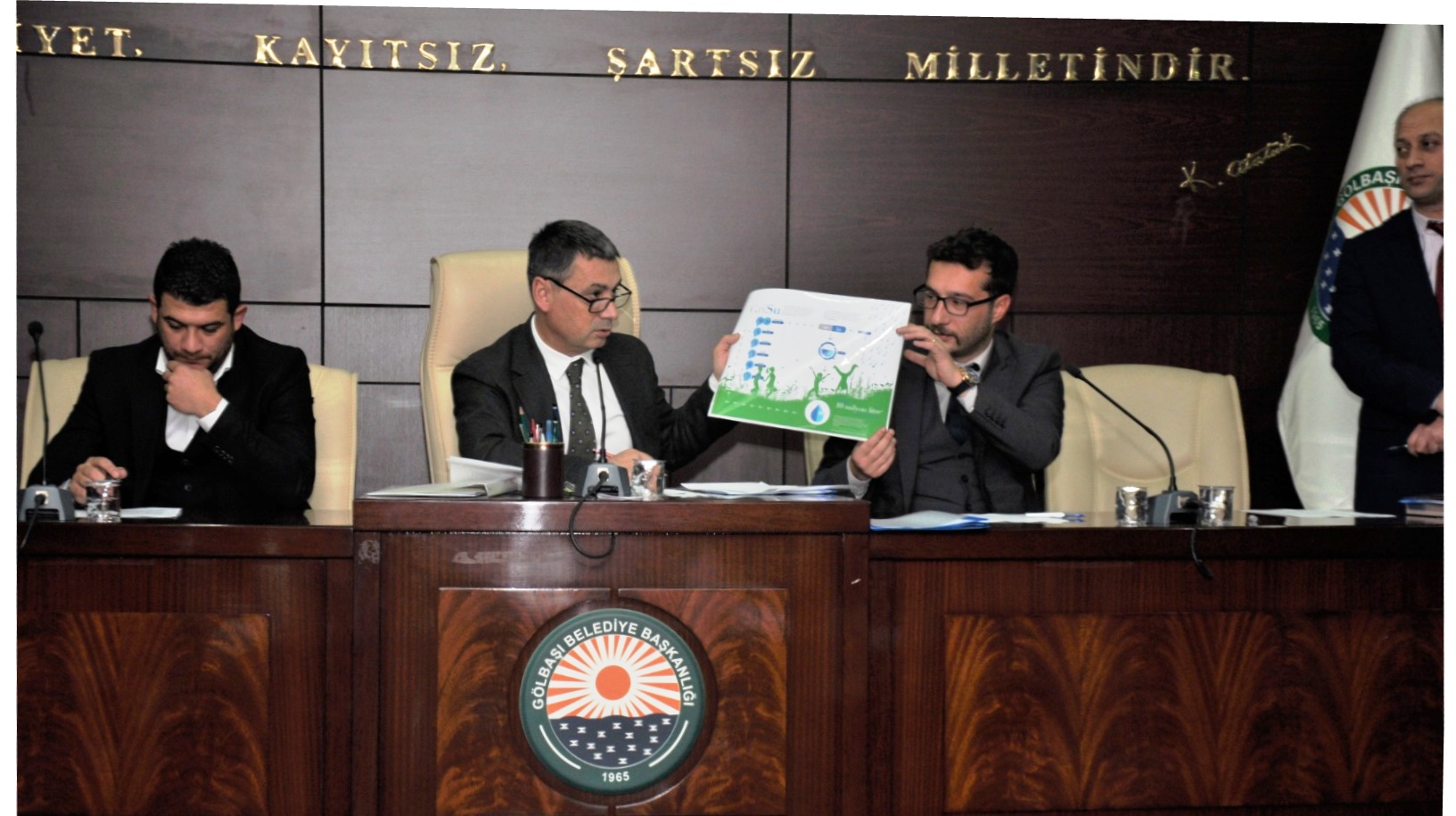 GÖLBAŞI BELEDİYE BAŞKANI RAMAZAN ŞİMŞEK VE YENİLENEBİLİR ENERJİLİ TEMİZ GÖLBAŞI