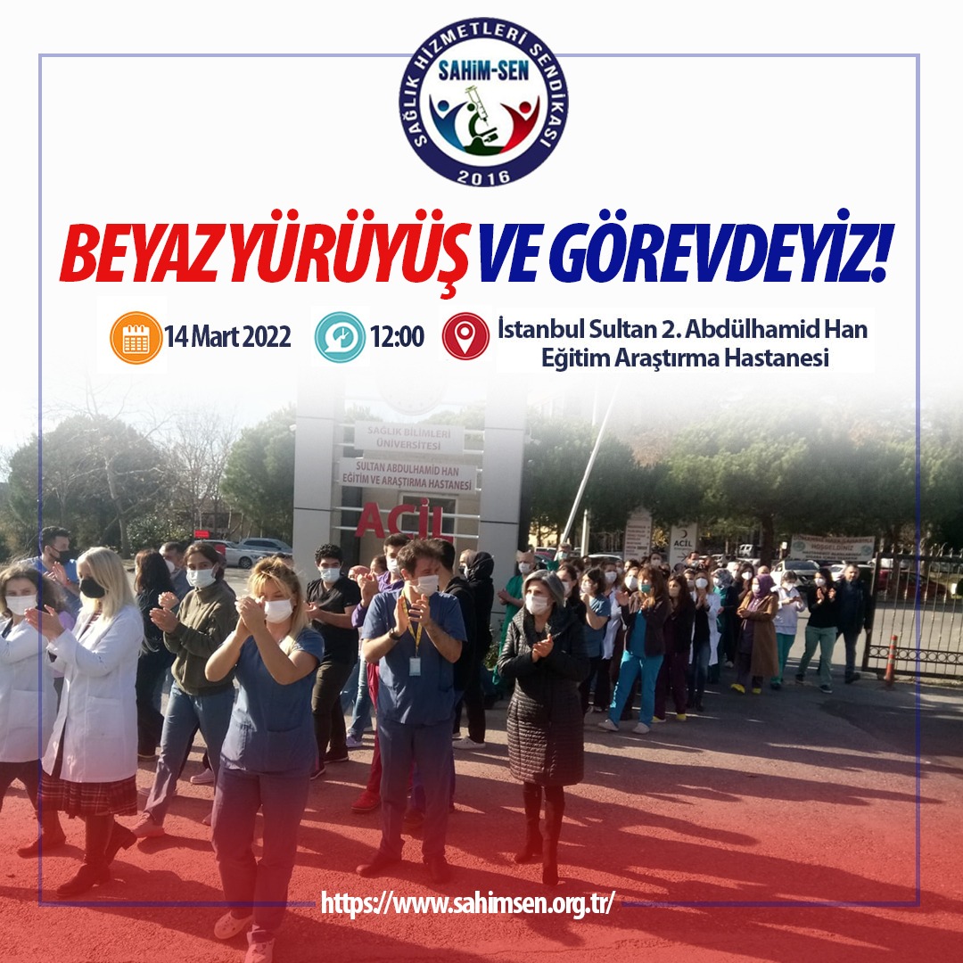 SAĞLIK SİSTEMİNİ SAĞLIĞINA KAVUŞTURMAYA AND İÇEN SAĞLIKÇILAR 36 MADDELİK TALEPLERİNİ AÇIKLADI