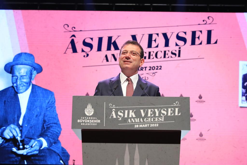 ‘AŞIK VEYSEL ANMA GECESİ’NDE KONUŞTU