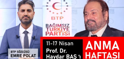 Prof. Dr. Haydar Baş vefatının 2. yılında anılıyor