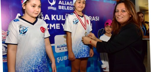 Aliağa Gençlik Merkezi’nde Yüzme Yarışması Düzenlendi