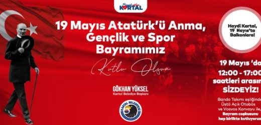19 Mayıs’ın 102. yılına Kartal’da coşkulu kutlama