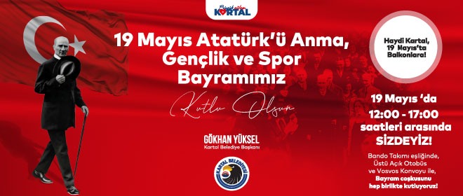 19 Mayıs’ın 102. yılına Kartal’da coşkulu kutlama
