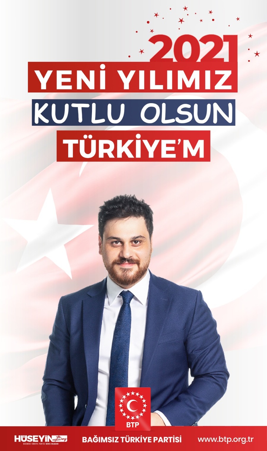 BTP Lideri Hüseyin Baş’tan  Yeni Yıl Tebrik Mesajı