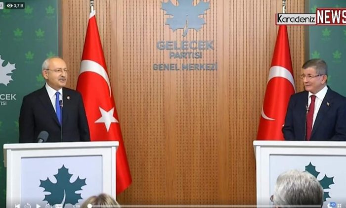 CHP lideri Kılıçdaroğlu, Davutoğlu’nu ziyaret etti: İttifak konuşulmadı