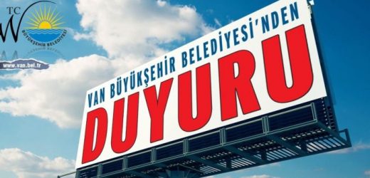 VAN BÜYÜKŞEHİR BELEDİYESİ 112 MEMUR ALACAK