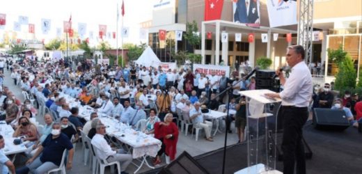 Muratpaşa’da Hacı Bektaş Veli heykeli törenle açıldı