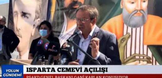 Isparta’da cemevi açılışında gerginlik yaşandı, belediye başkanı Kaplan’ın üzerine yürüdü