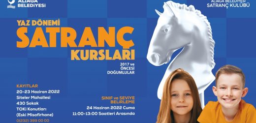 Aliağa’da Yaz dönemi Satranç Kursları Başlıyor