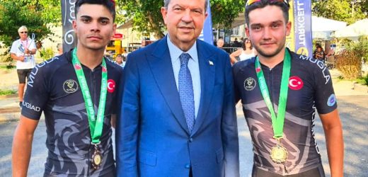 KIBRIS’TA MUĞLALI BİSİKLETÇİLER  RÜZGAR GİBİ ESTİ