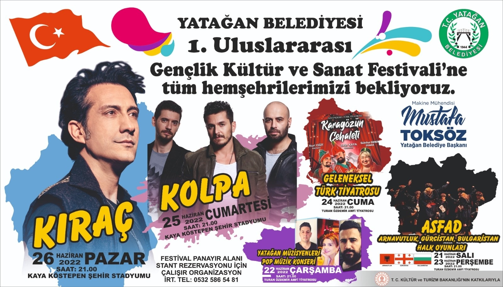 Yatağan, 6 gün boyunca festival coşkusu yaşayacak