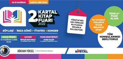 KARTAL KİTAP FUARI 10 HAZİRAN’DA AÇILIYOR