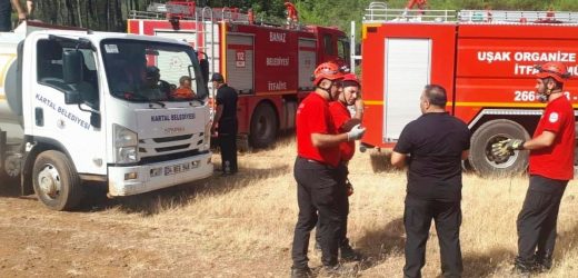 Kartal Belediyesi Ekiplerinin Marmaris’teki Yangınla Mücadelesi Sürüyor