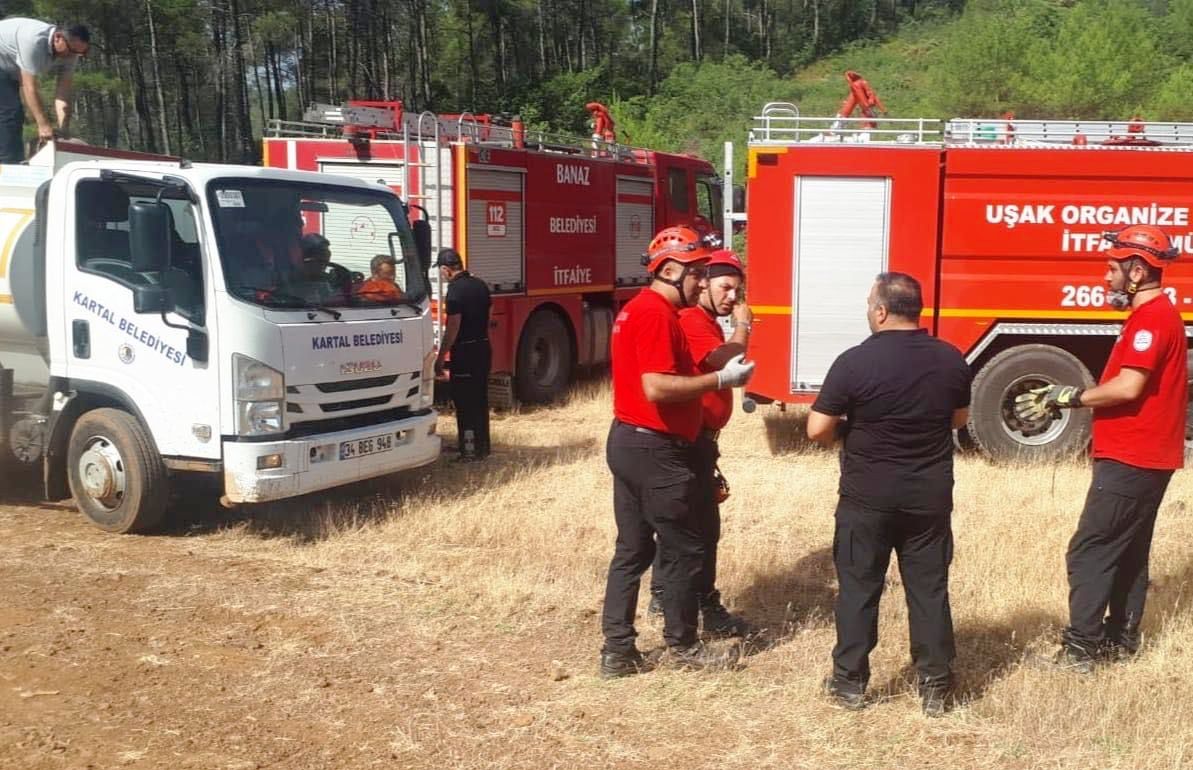 Kartal Belediyesi Ekiplerinin Marmaris’teki Yangınla Mücadelesi Sürüyor