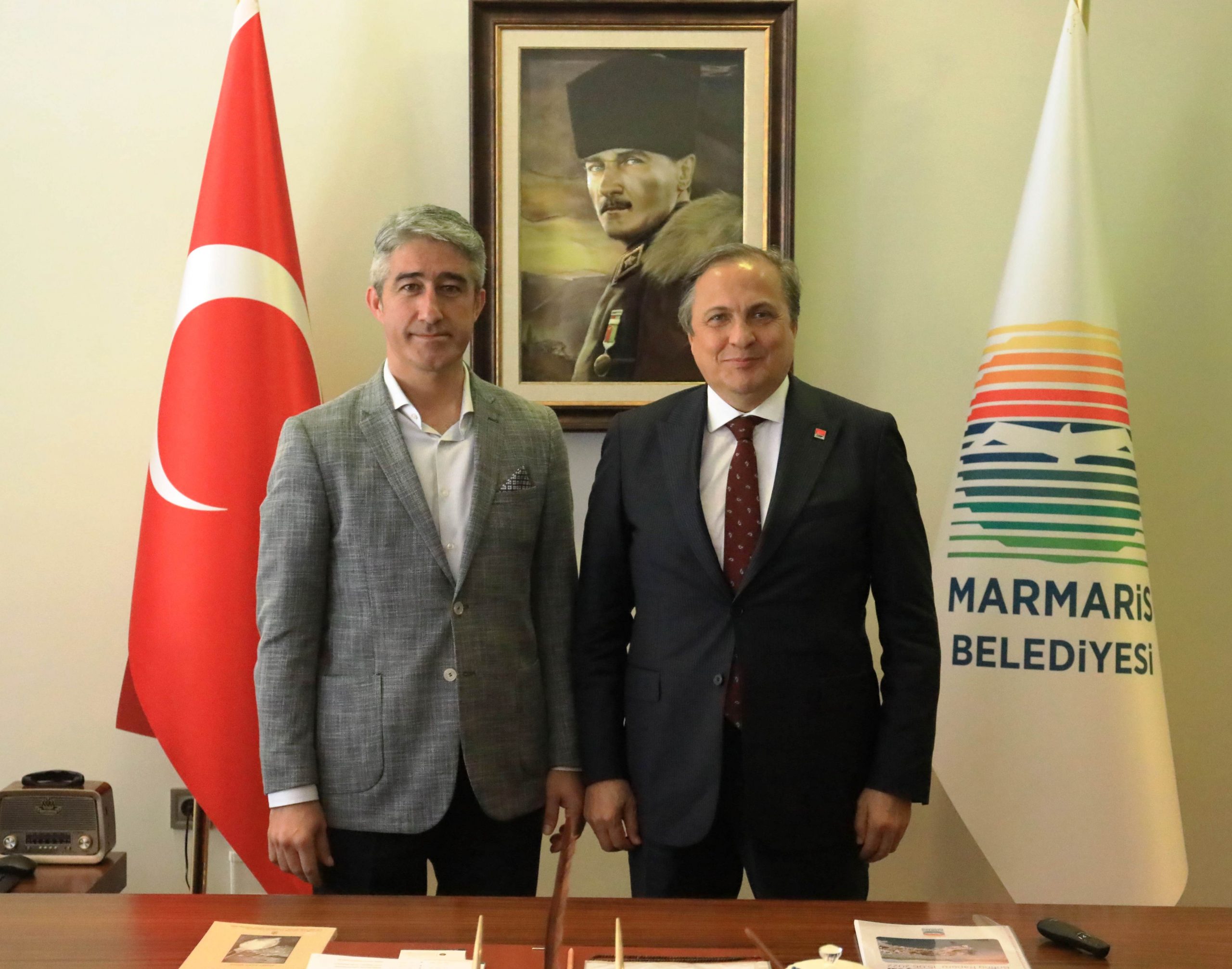 BAŞKAN OKTAY SEYİT TORUN’U AĞIRLADI