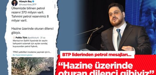 “Hazine üzerinde oturan dilenci gibiyiz”
