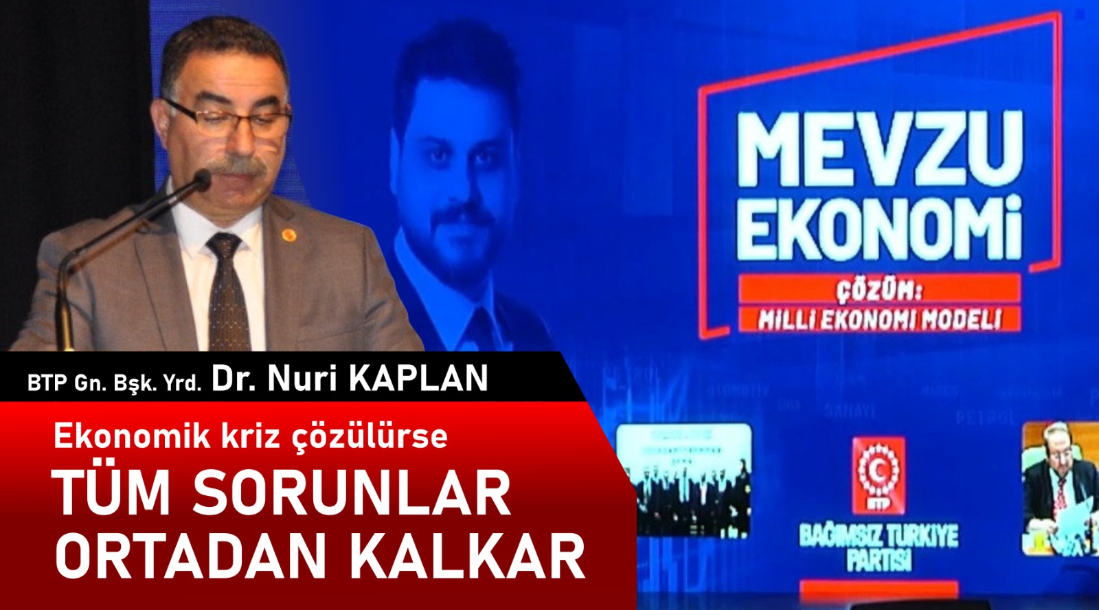 “Ekonomik kriz çözülürse, tüm sorunlar ortadan kalkar”