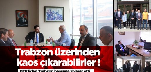 “Trabzon üzerinden kaos çıkarmak isteyecekler”