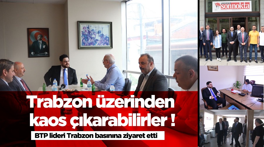 “Trabzon üzerinden kaos çıkarmak isteyecekler”