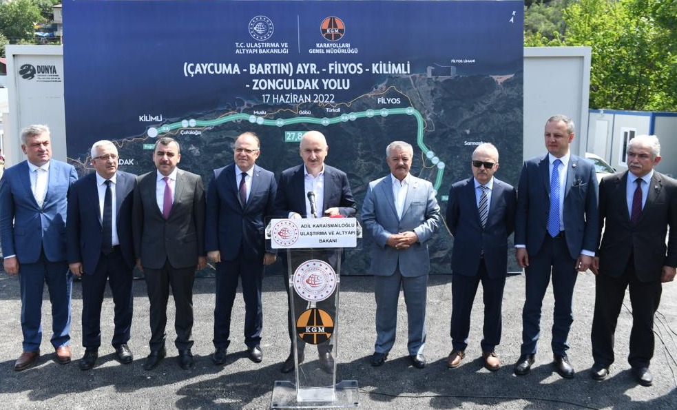 FİLYOS-ÇATALAĞZI YOLU TRAFİĞİ RAHATLATACAK, MESAFEYİ KISALTACAK