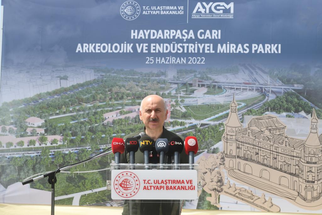 HAYDARPAŞA’DA PERONLAR VE PERON HATLARI BÖLGESİNDE ARKEOLOJİK KAZILAR % 95 TAMAMLANDI