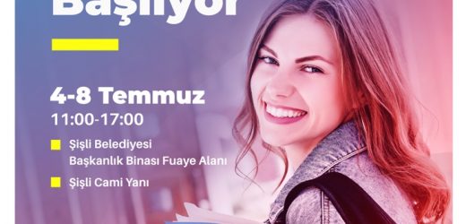 ŞİŞLİ BELEDİYESİ TERCİH DÖNEMİNDE LİSE ADAYLARININ YANINDA