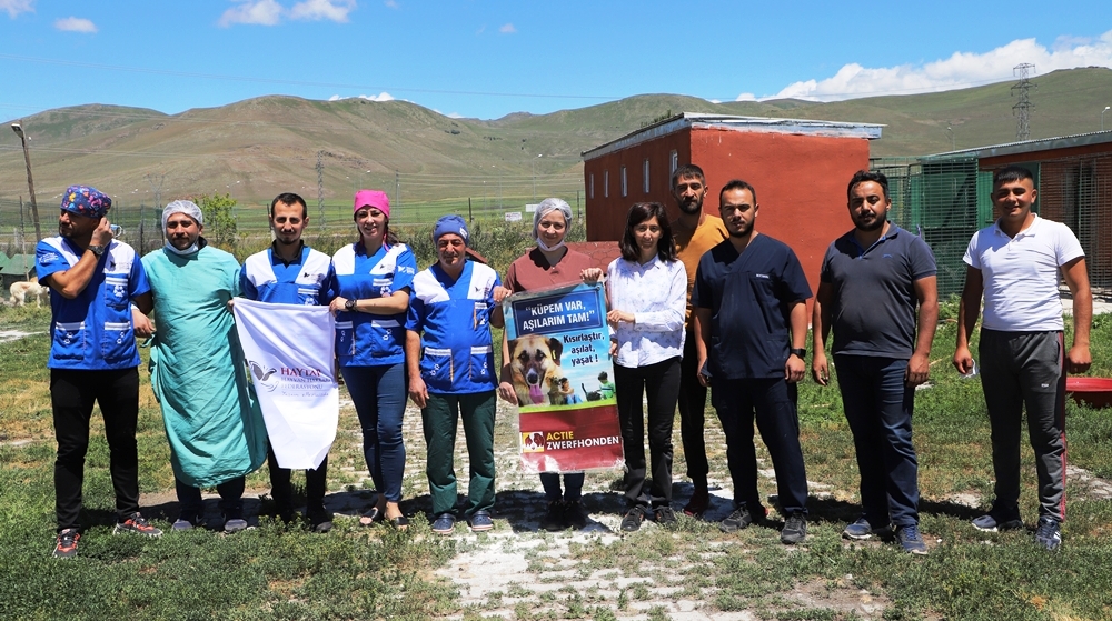 ARDAHAN BELEDİYESİ VE HAYTAP’TAN SOKAK HAYVANLARINA ORTAK ÇALIŞMA