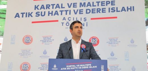 Kartal ve Maltepe Atık Su Hattı ve Dere Islahı Projesi’nin Açılışı Gerçekleştirildi