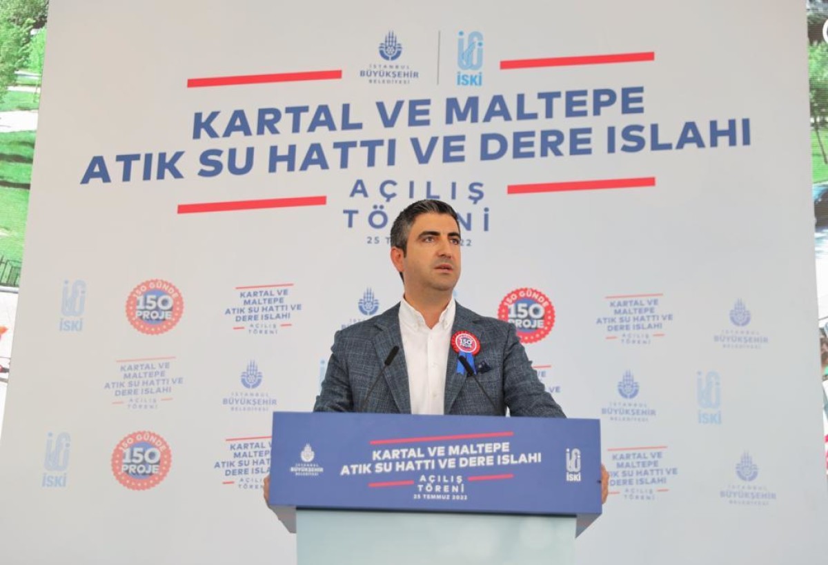 Kartal ve Maltepe Atık Su Hattı ve Dere Islahı Projesi’nin Açılışı Gerçekleştirildi