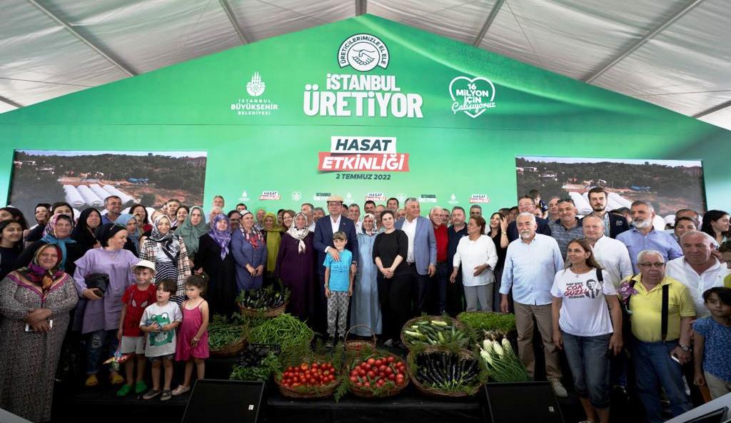 İBB’NİN FİDELERİ MEYVELERİNİ VERDİ