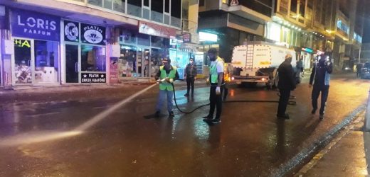 CADDE VE SOKAKLARDA BAYRAM TEMİZLİĞİ BAŞLADI