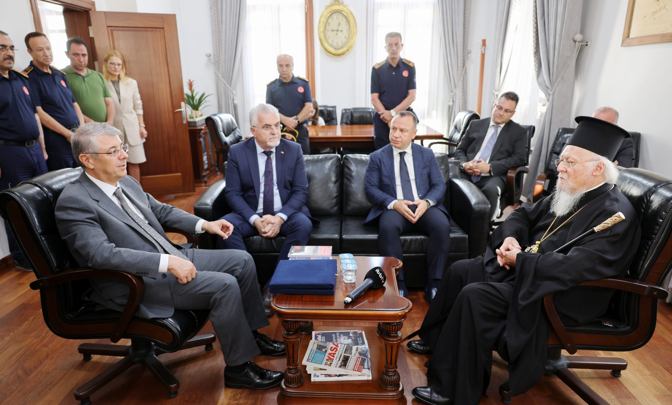 PATRİK BARTHOLOMEOS’TAN TEŞEKKÜR ZİYARETİ