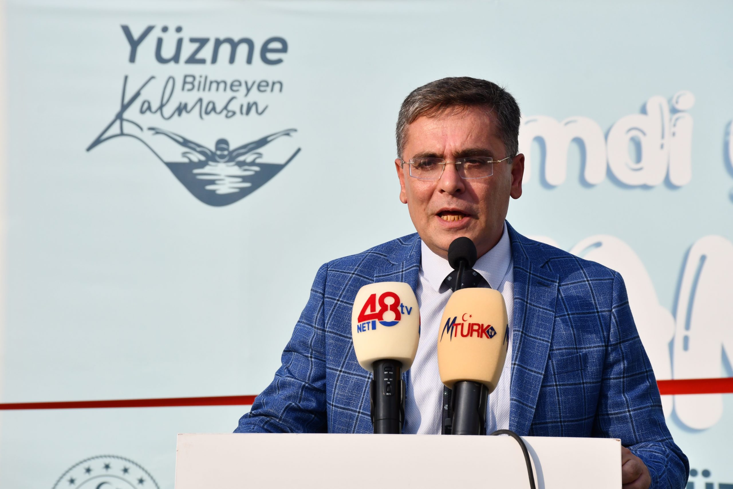 Yatağan halkı, yüzme havuzuna kavuştu